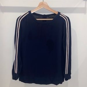 J.Crew navy blouse